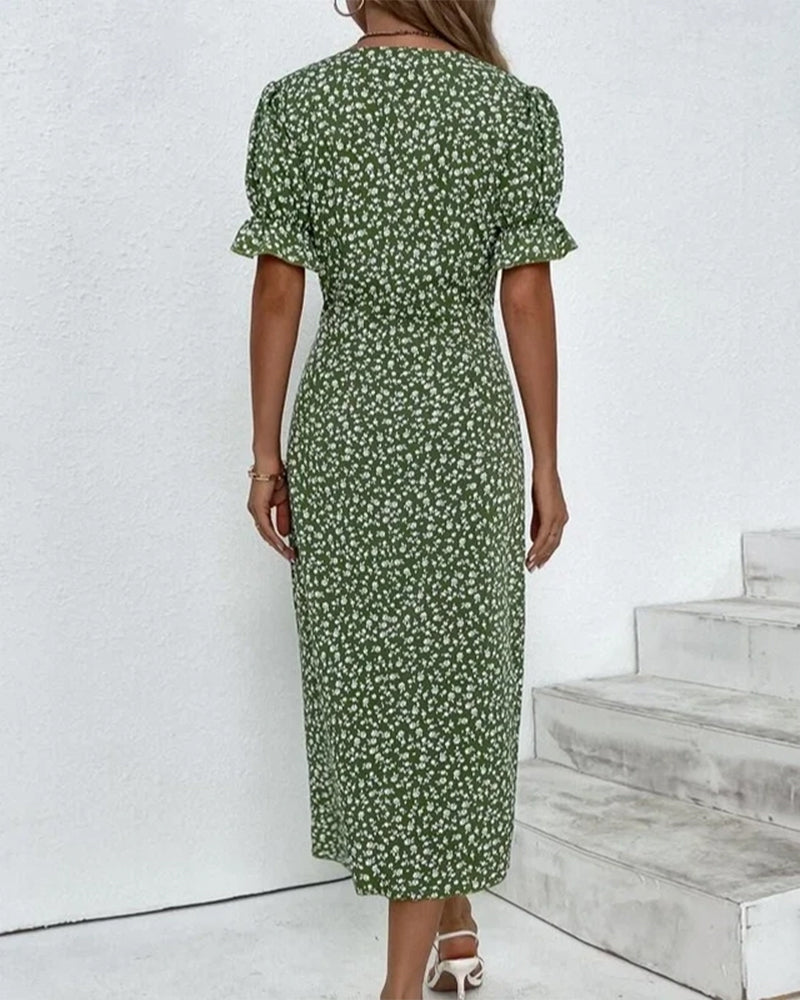 Carmen Premium Floral Dress Lively Boutique Collection