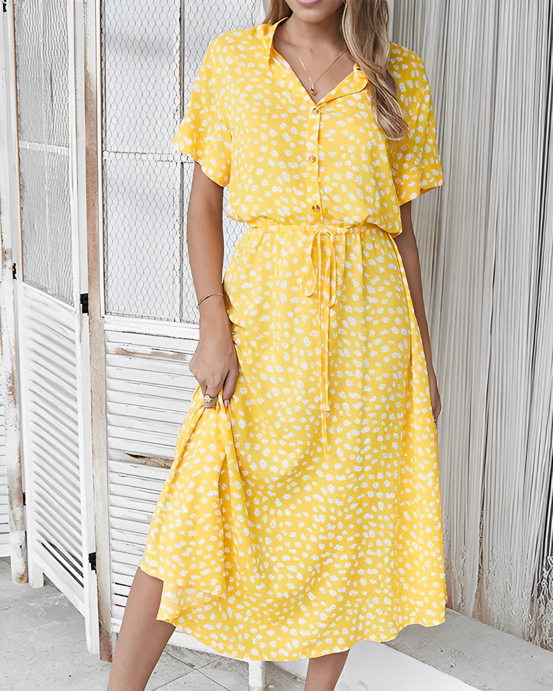 Ivonne Chic Colorful Leopard Print Dress Statement Occasion Edit