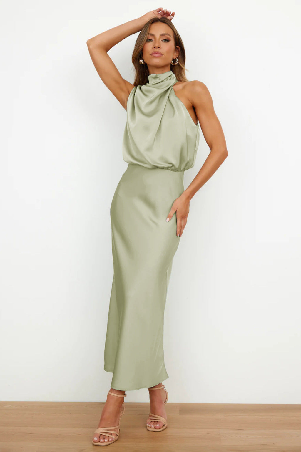 Isabella Boutique Maxi Dress with High Neck Collection