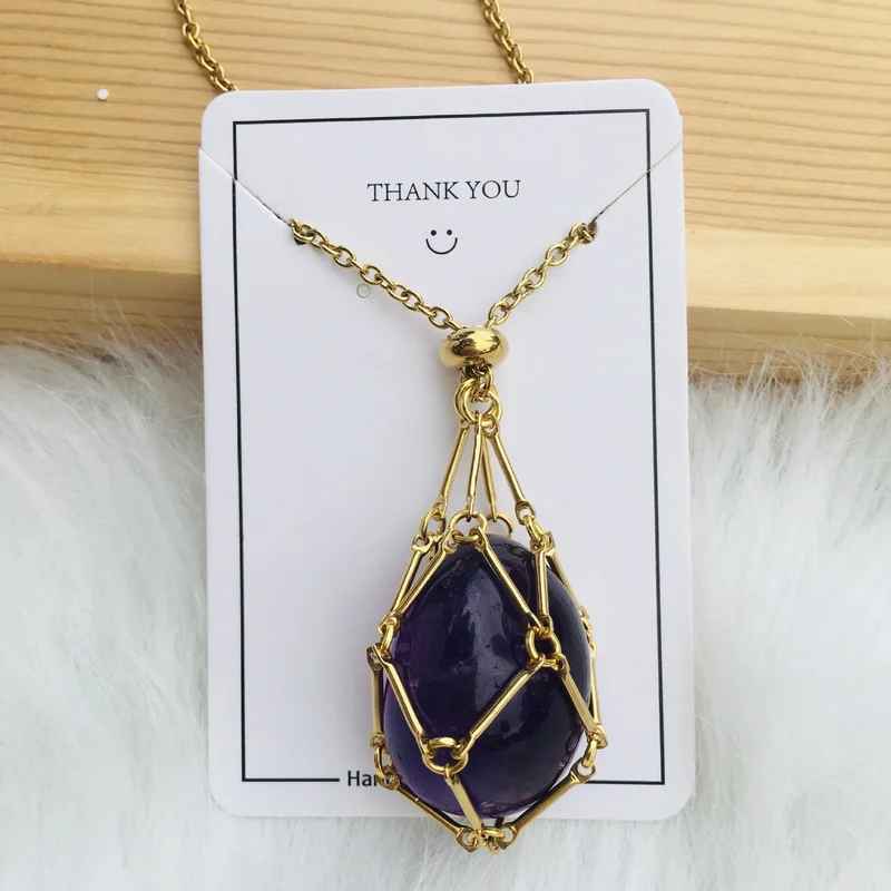 Crystal Gemstone Necklace