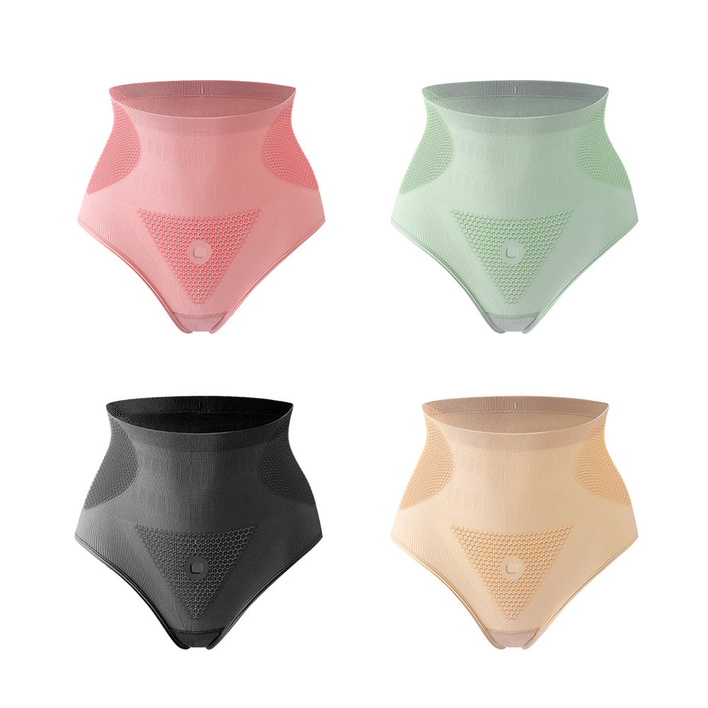 New graphene seamless high-waisted antibacterial shaping panties