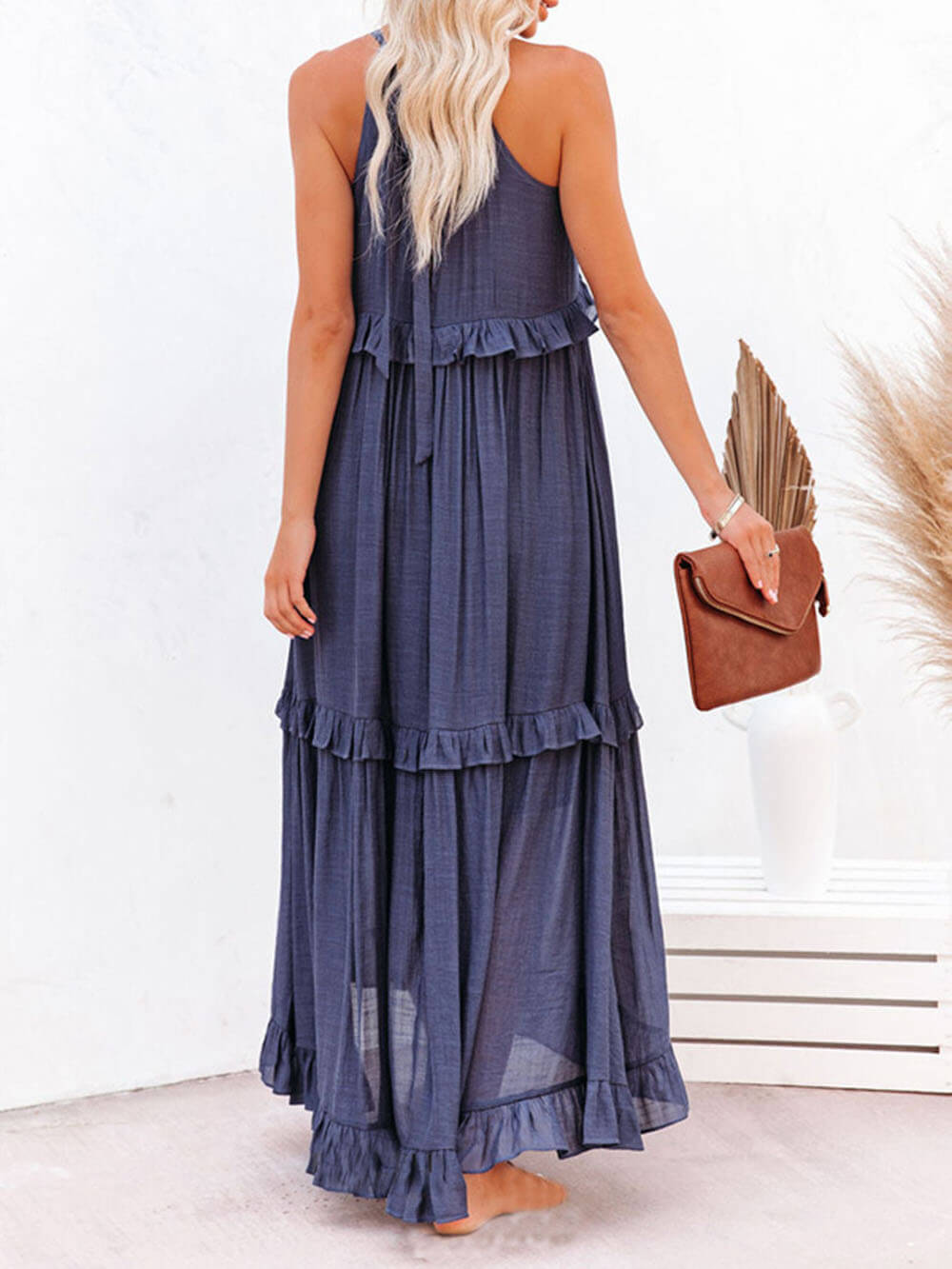 Sienna Ruffle Maxi Dress