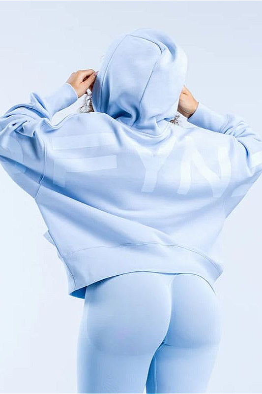 Letter Fleece-Lined Warm Hoodie
