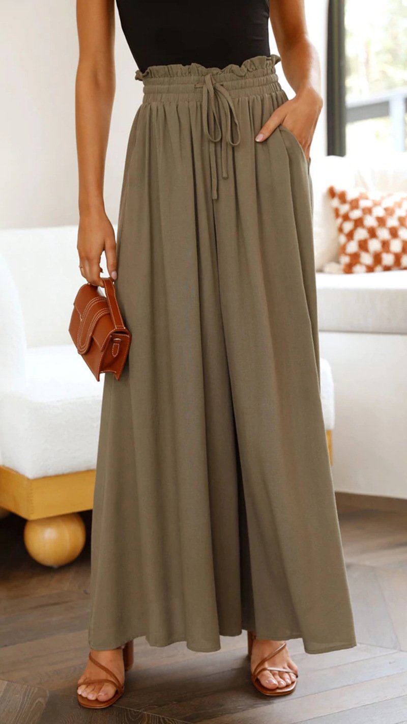 Casual Wide Leg Pants