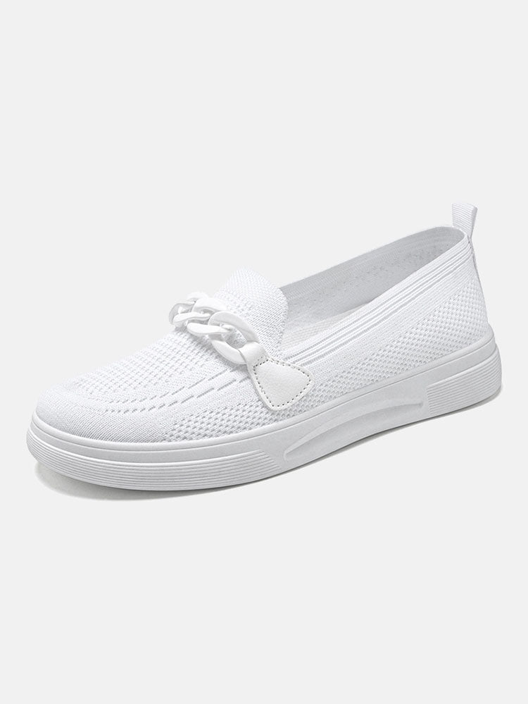 Breathable Knitting Slip On Loafers 6