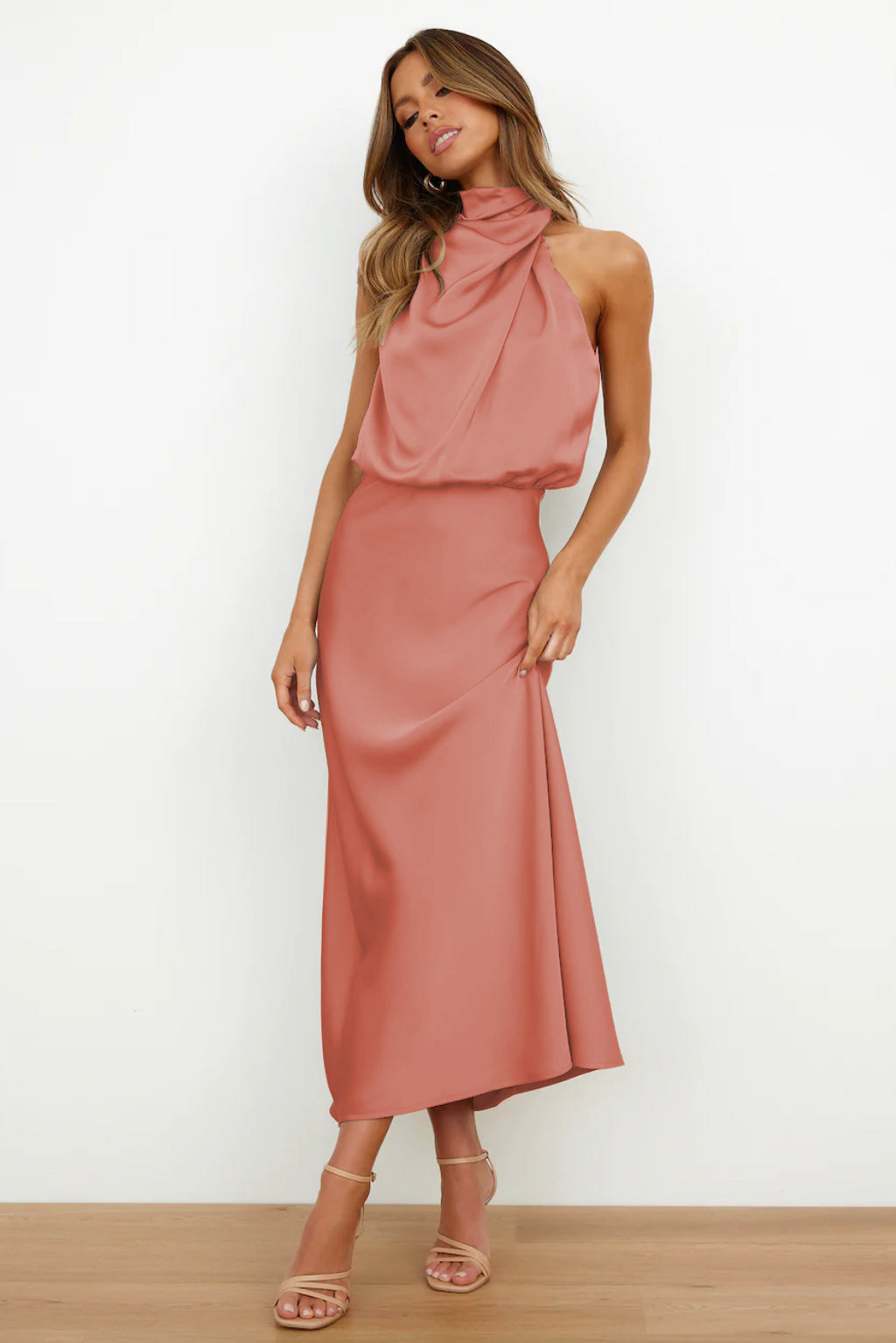 Isabella Boutique Maxi Dress with High Neck Collection