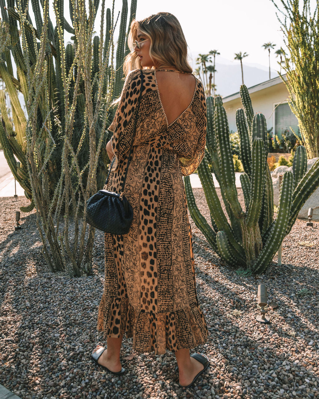 Boujee Bengal Kimono Slit Maxi Dress FINAL