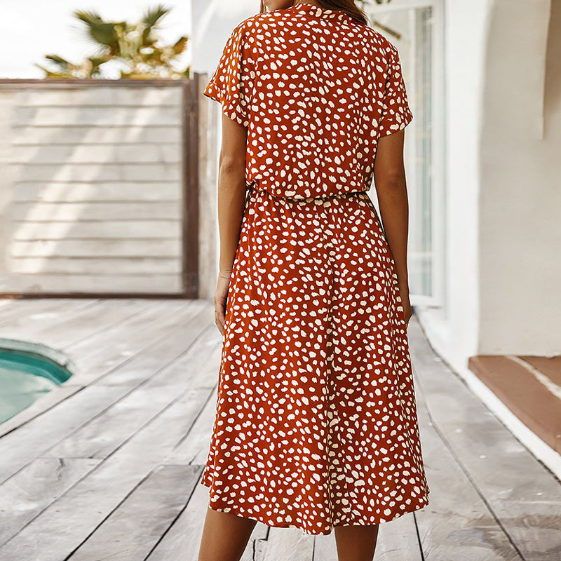 Violeta Timeless Polka Dot Dress for Women Statement Occasion Edit