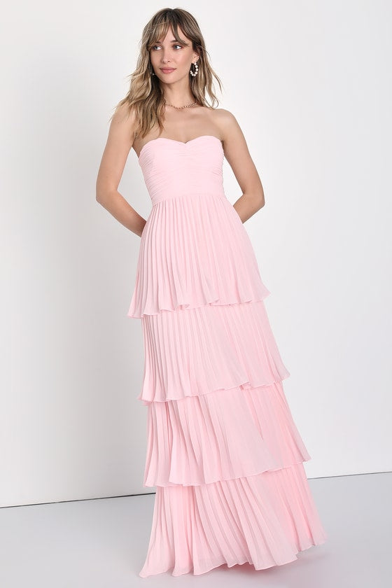 Valeria Boutique Strapless Maxi Dress Evening Wear Edit