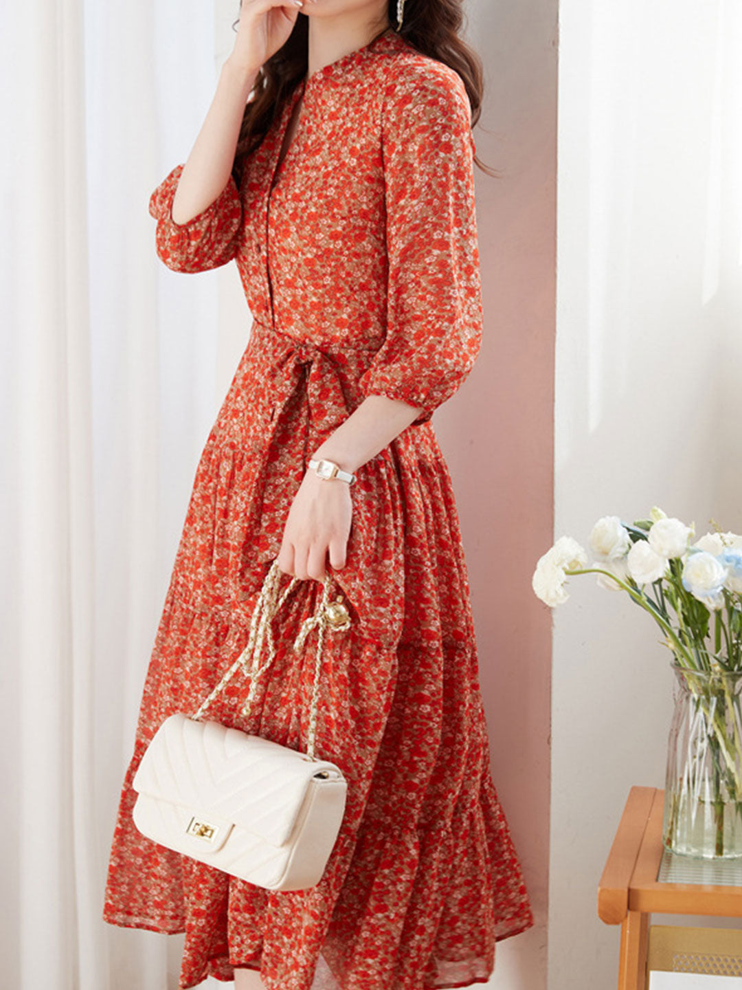 Elegantly Styled Dress for Everyday Wear