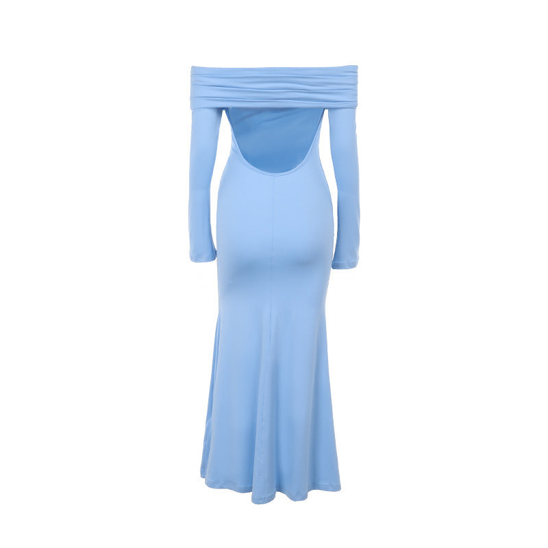 Vision Bodycon Dress Blue