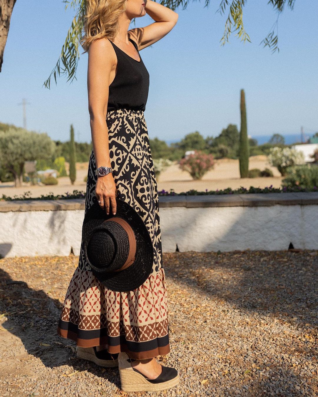 Zaida Elevated Boho Long Dress Everyday Luxe Edit