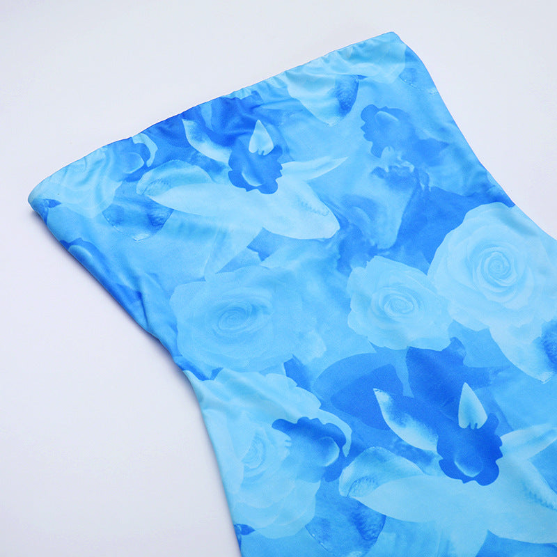 Pires Maxi Dress Blue