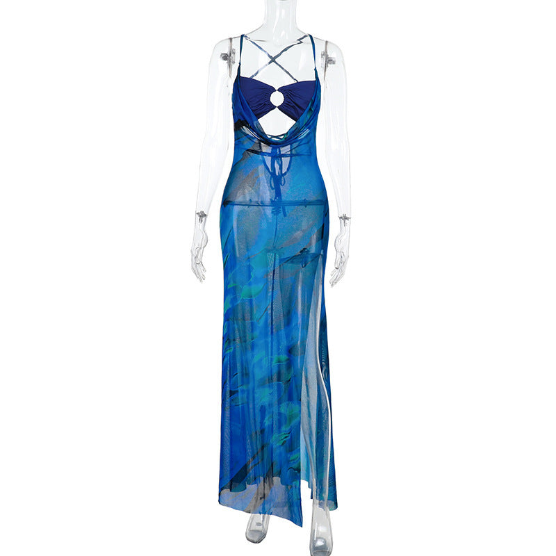 Dempsey Maxi Dress Blue