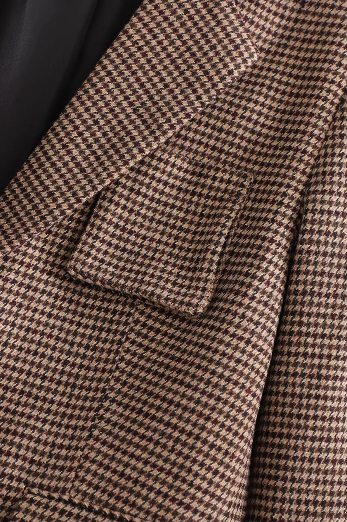 Houndstooth SingleBreasted Blazer