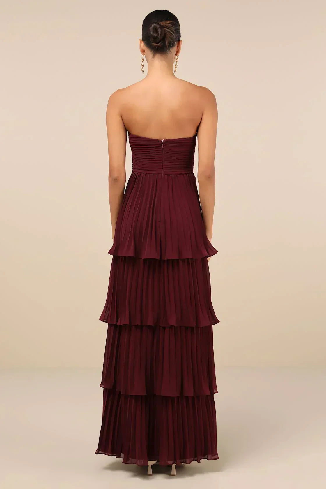 Valeria Boutique Strapless Maxi Dress Evening Wear Edit