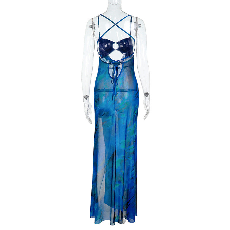 Dempsey Maxi Dress Blue