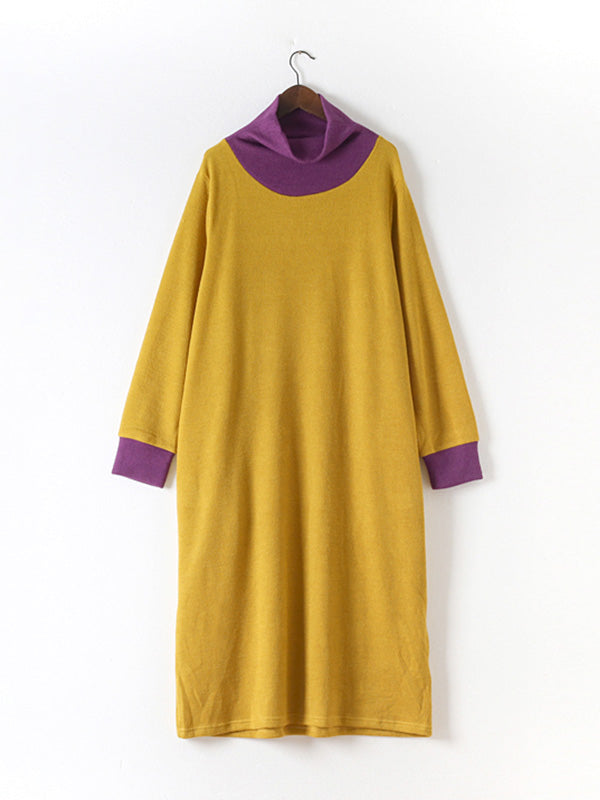 My Softer Side High-Neck Midi Dress