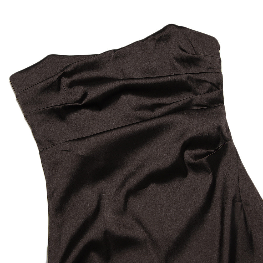Cassio Mini Dress Brown
