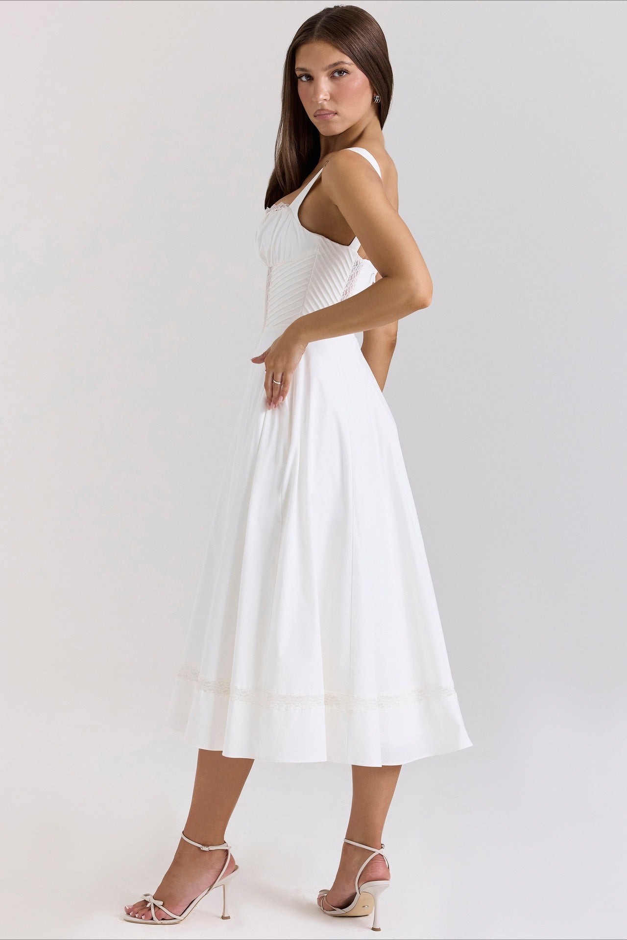 Ditsy Floral Slim Fit Slip Dress