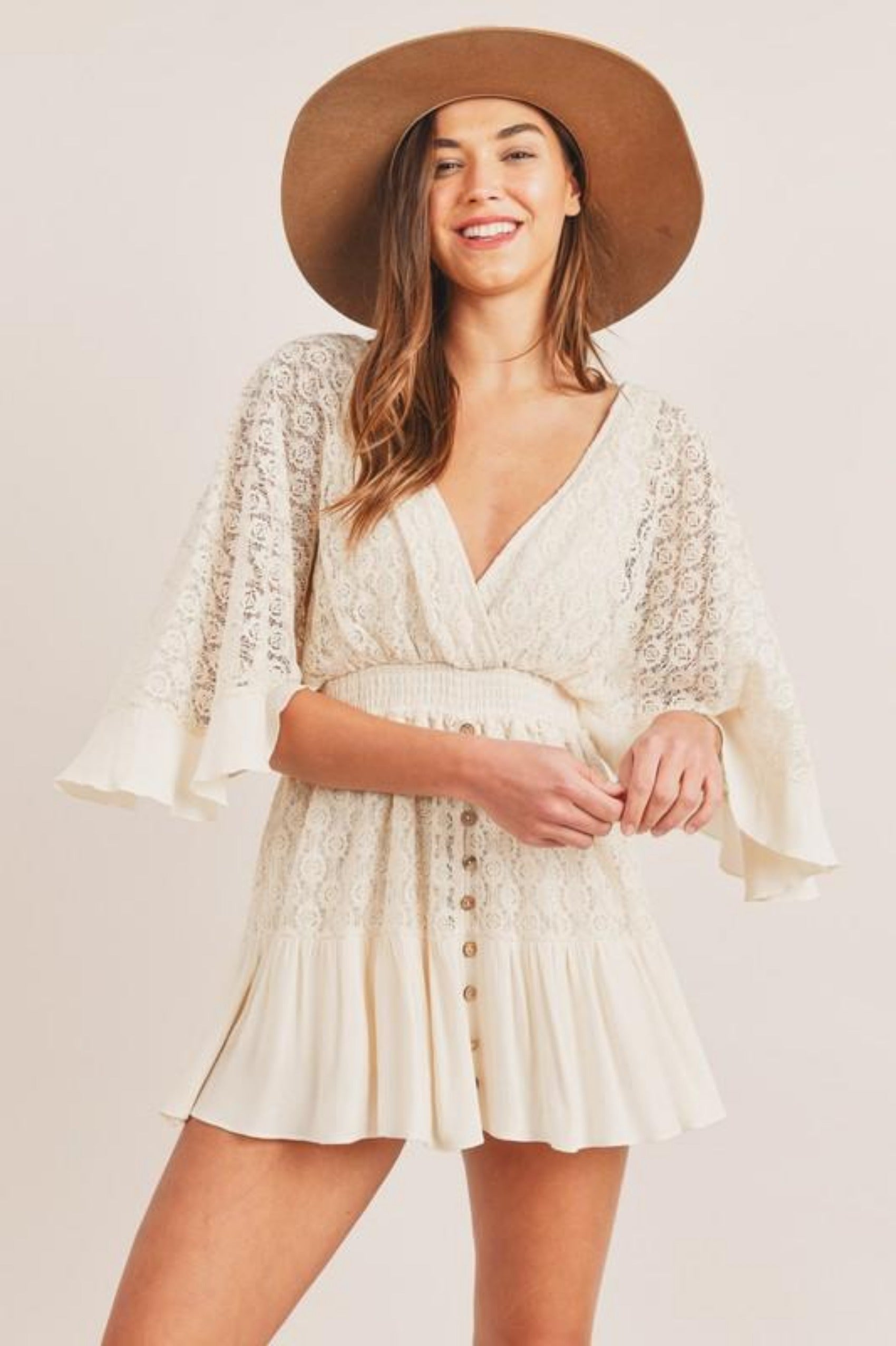 Mira | Mini Lace Dress