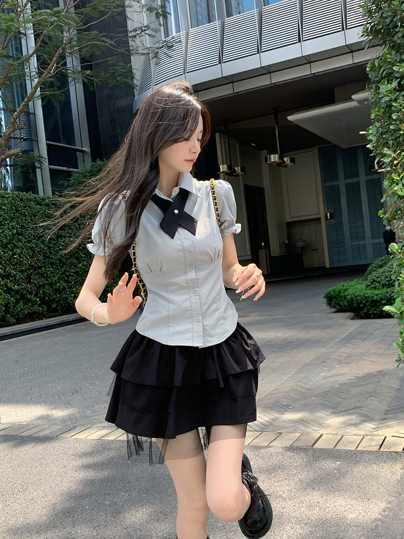 summer JK uniform women's two-piece set