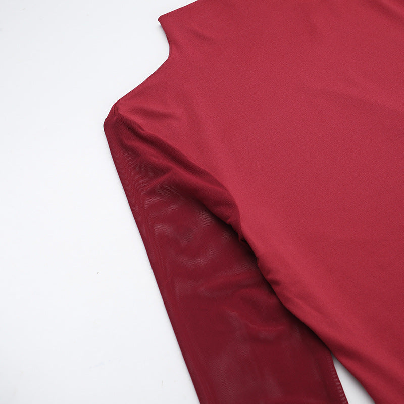 Rave Mini Bodycon Red