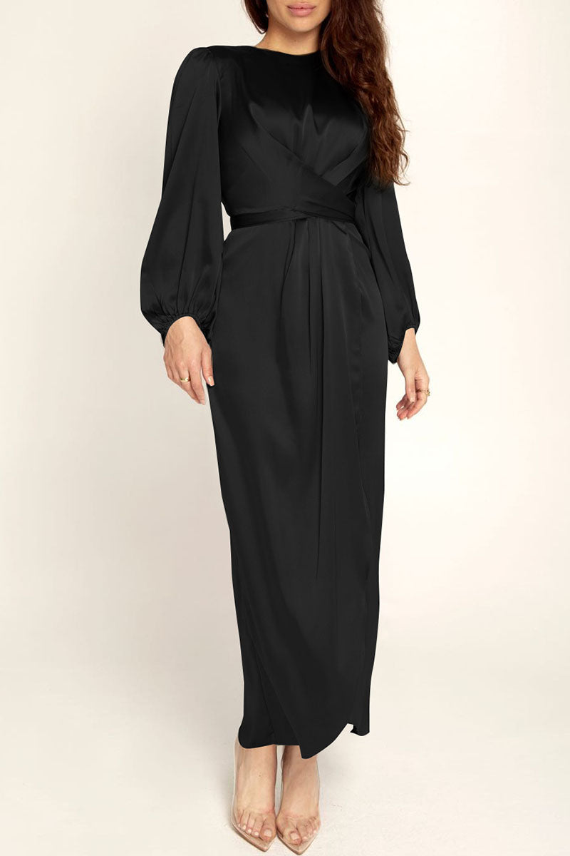 Hana Fashion Stars Solid Tailored Dress with Premium Casual Styling