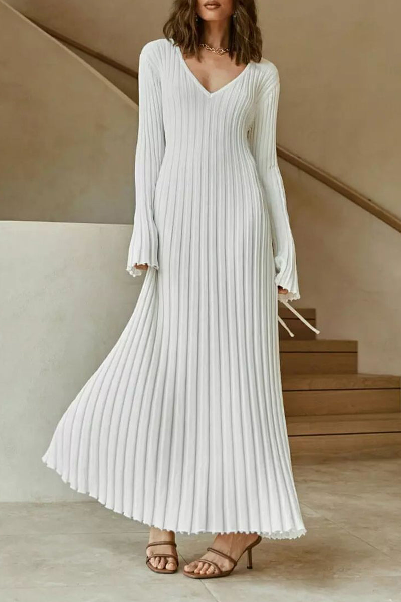 Modern Valeria Casual Solid Color Dress for Modern Fashion Wear