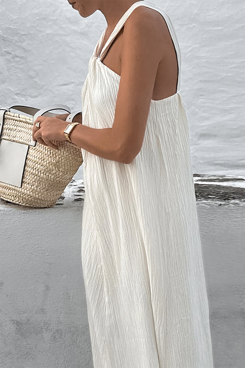 Giovanna Timeless Casual, , Plain, Sleeveless Dresses with Pleats Premium Wardrobe Essential