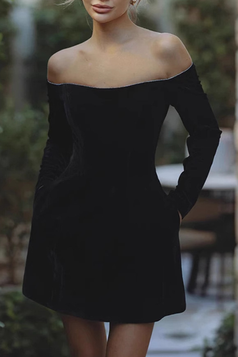 Fabiana Effortless Off the Shoulder Princess Dresses with Rhinestone Decoration Elevated Occasion Wear