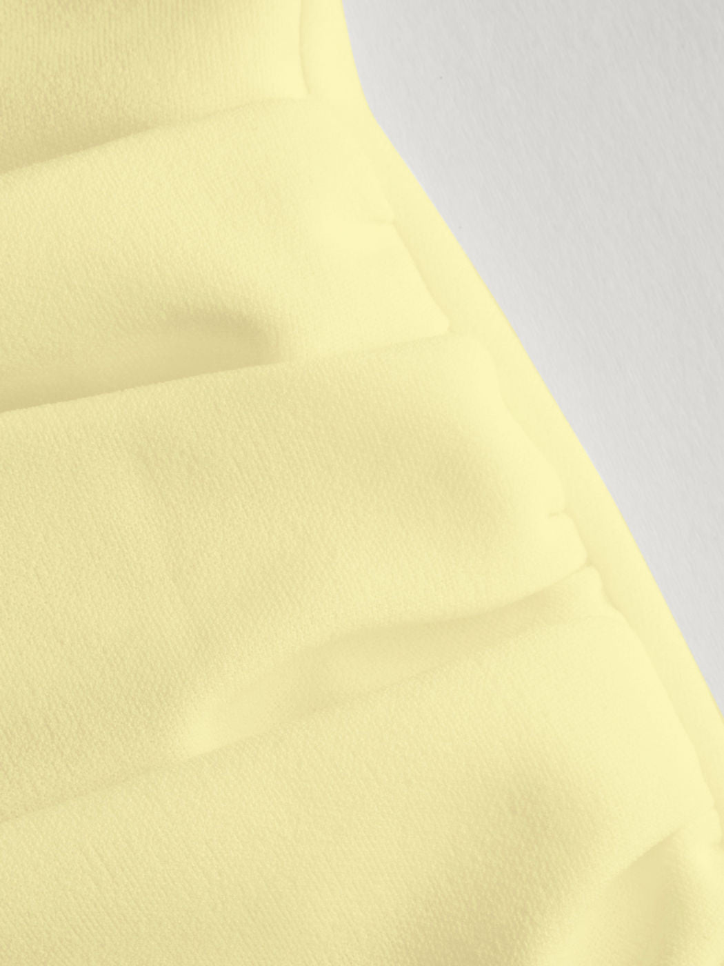 Yellow Boat Neck Ruched Waist Sleeveless A-Line Midi Dress 4