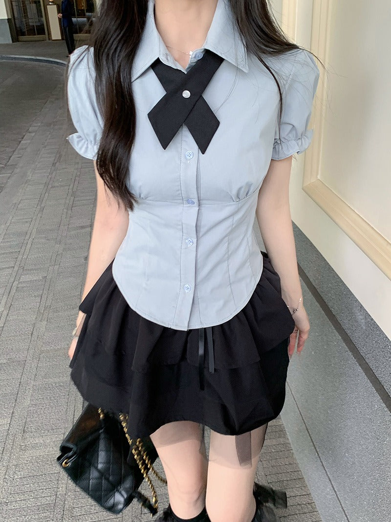 summer JK uniform women's two-piece set