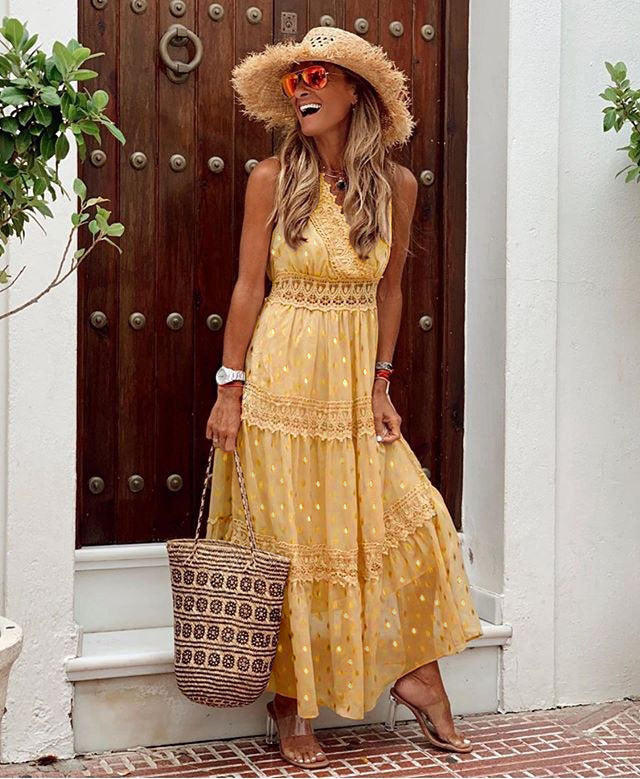 Maitena Classic and Stylish Summer Dress for Women Bold Statement Look