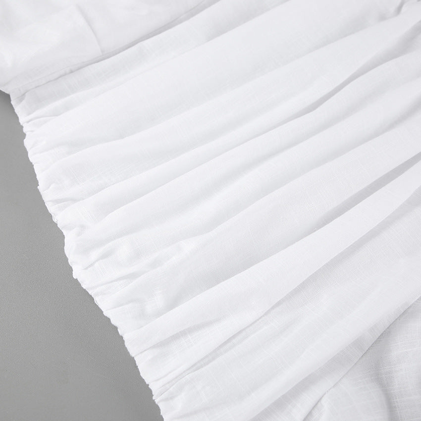 Greece Babe Mini Dress White