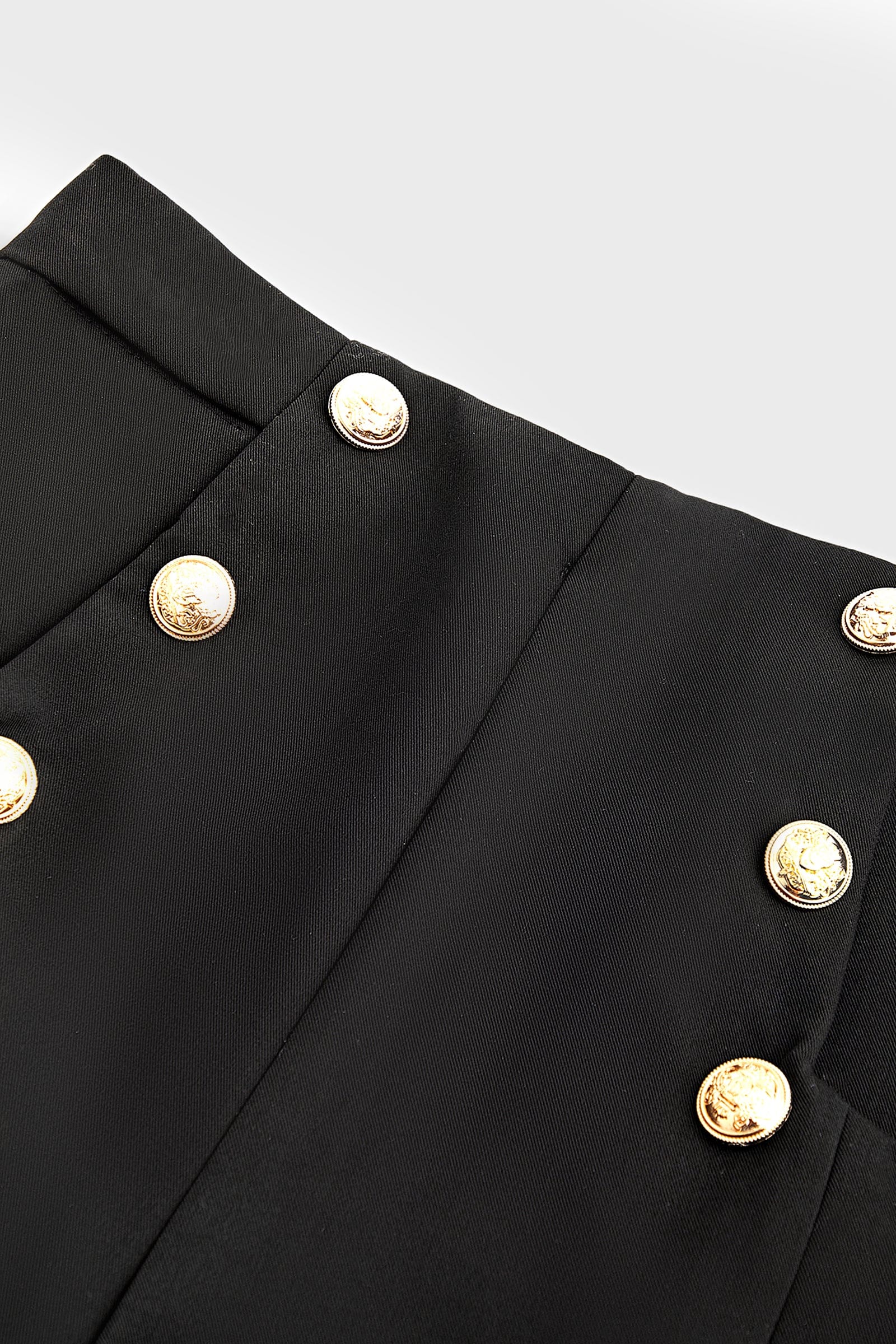 Violette Black Nautical Shorts
