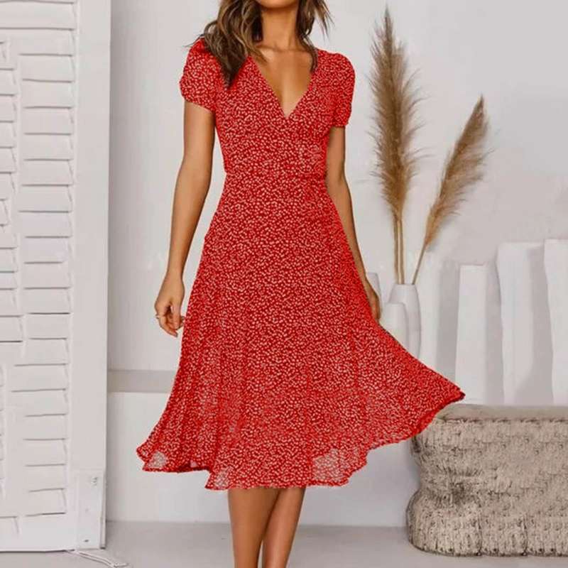 Amanda Exclusive a Line Sundress Boutique Dress Collection