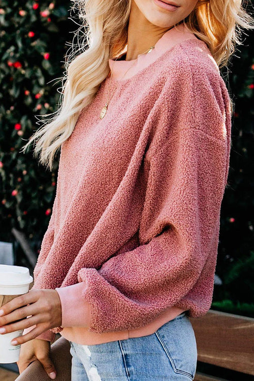Carino Teddy Long Sleeve Top - 3 Colors