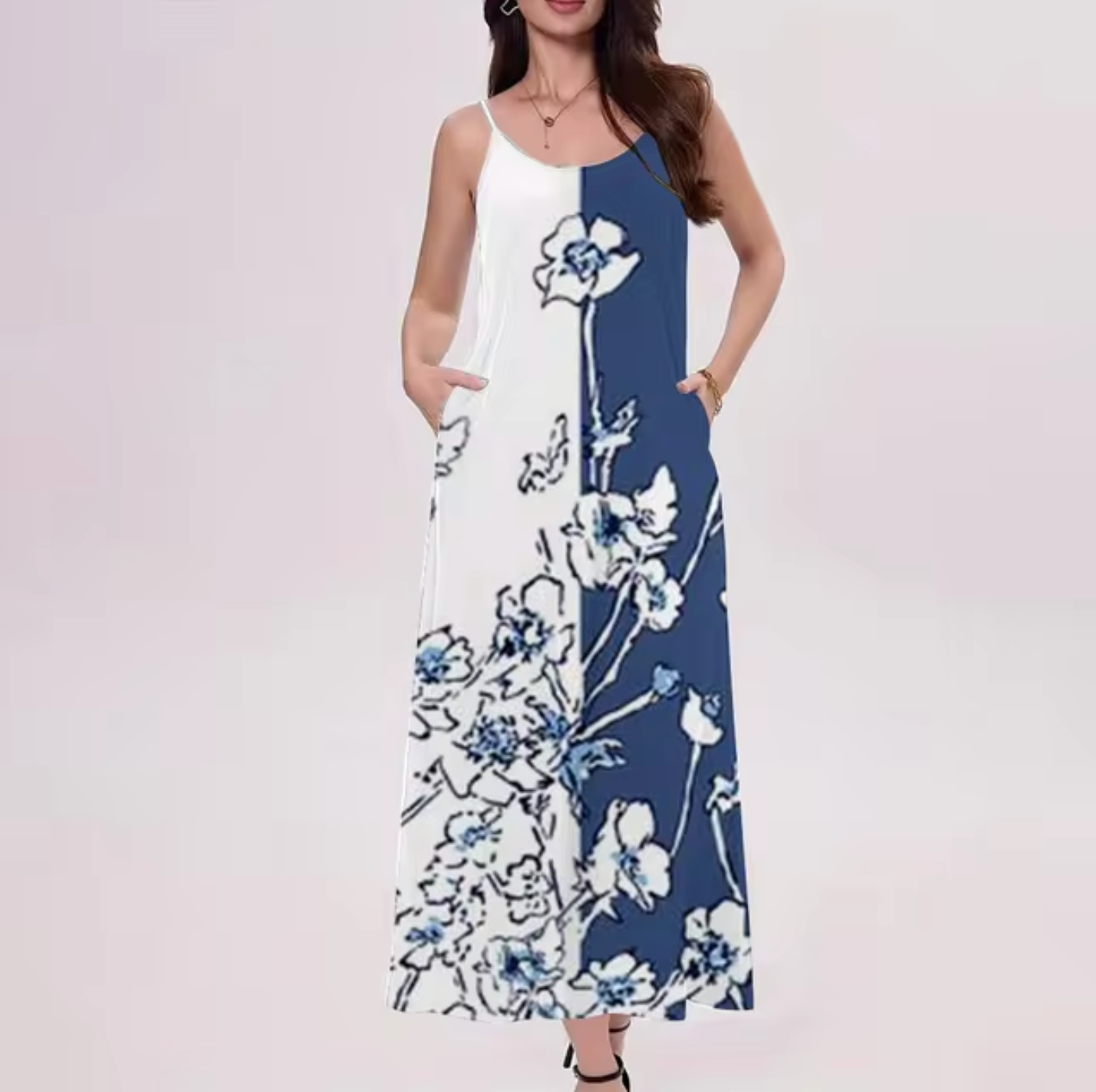 Vanda Boutique Sleeveless Floral Print Dress Collection