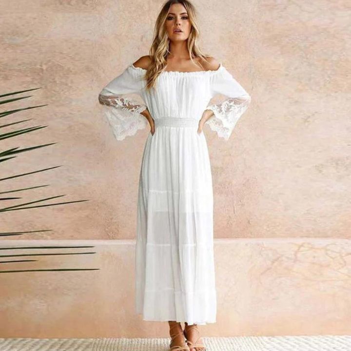 Joana Exclusive Long Beach Dress Chic Silhouette Collection