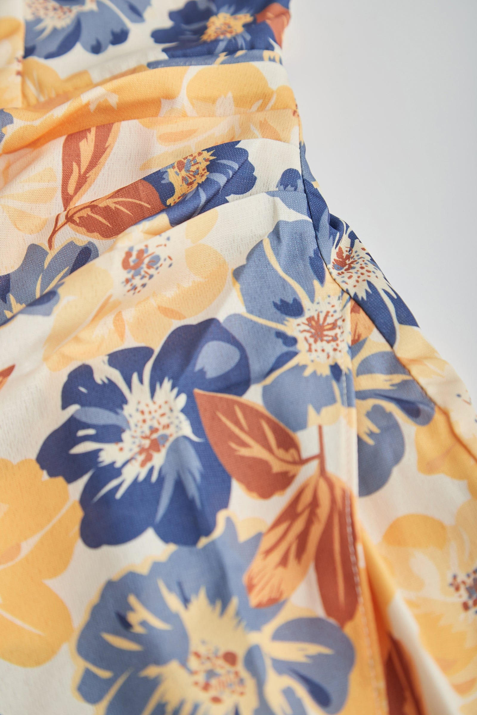 Paityn Gold Floral Midi Dress