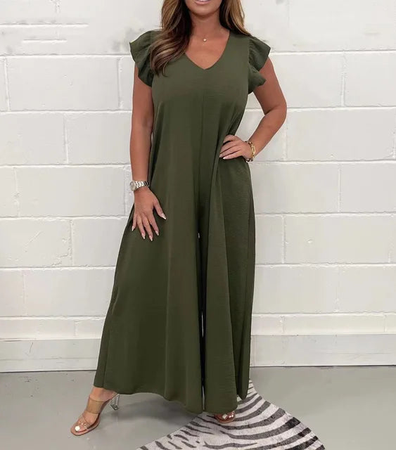 Leila Elevated Jumpsuit Dress Premium Wardrobe Essential