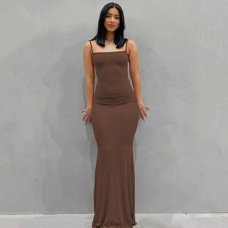 Irma Summer Dress with Spaghetti Straps for Women Wardrobe Essential
