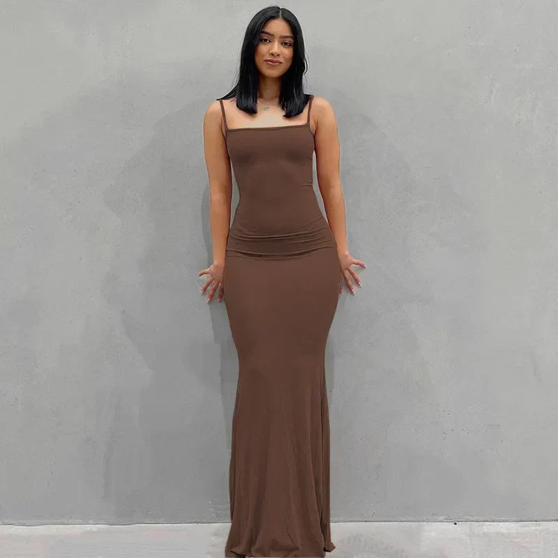 Irma Summer Dress with Spaghetti Straps for Women Wardrobe Essential