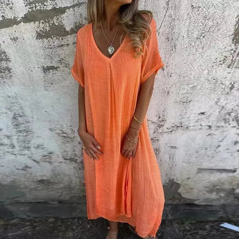 Ivanna Effortless and Chic Summer Dress for Women Feminine Flowy Style