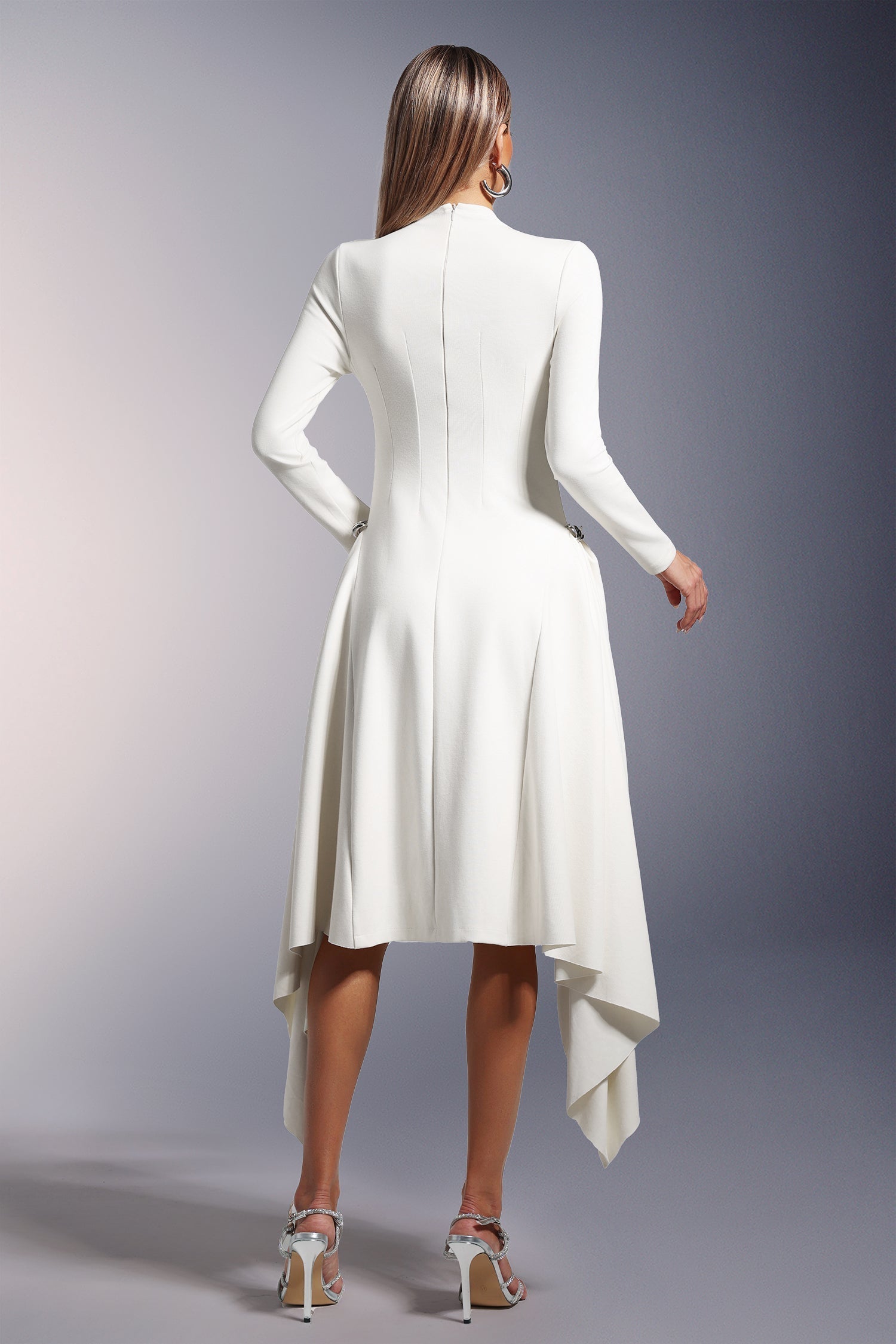 Long Sleeves Midi Dress