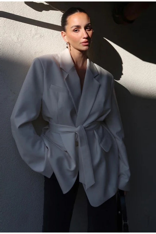 LaceUp Casual Cardigan Blazer