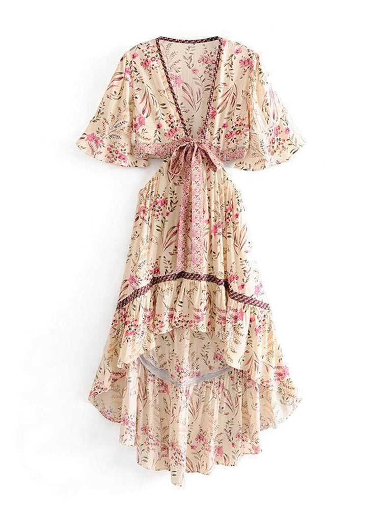 High-Low Midi Dress