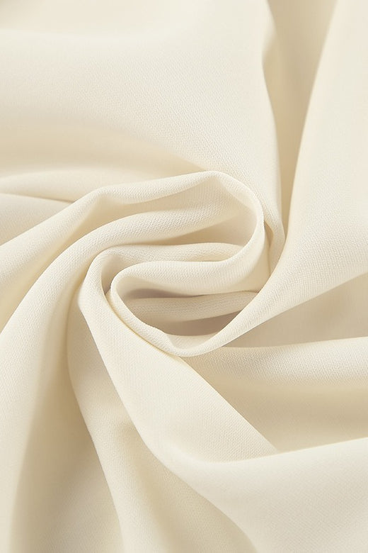 Pleated Ruffle Sleeve Chiffon Blouse