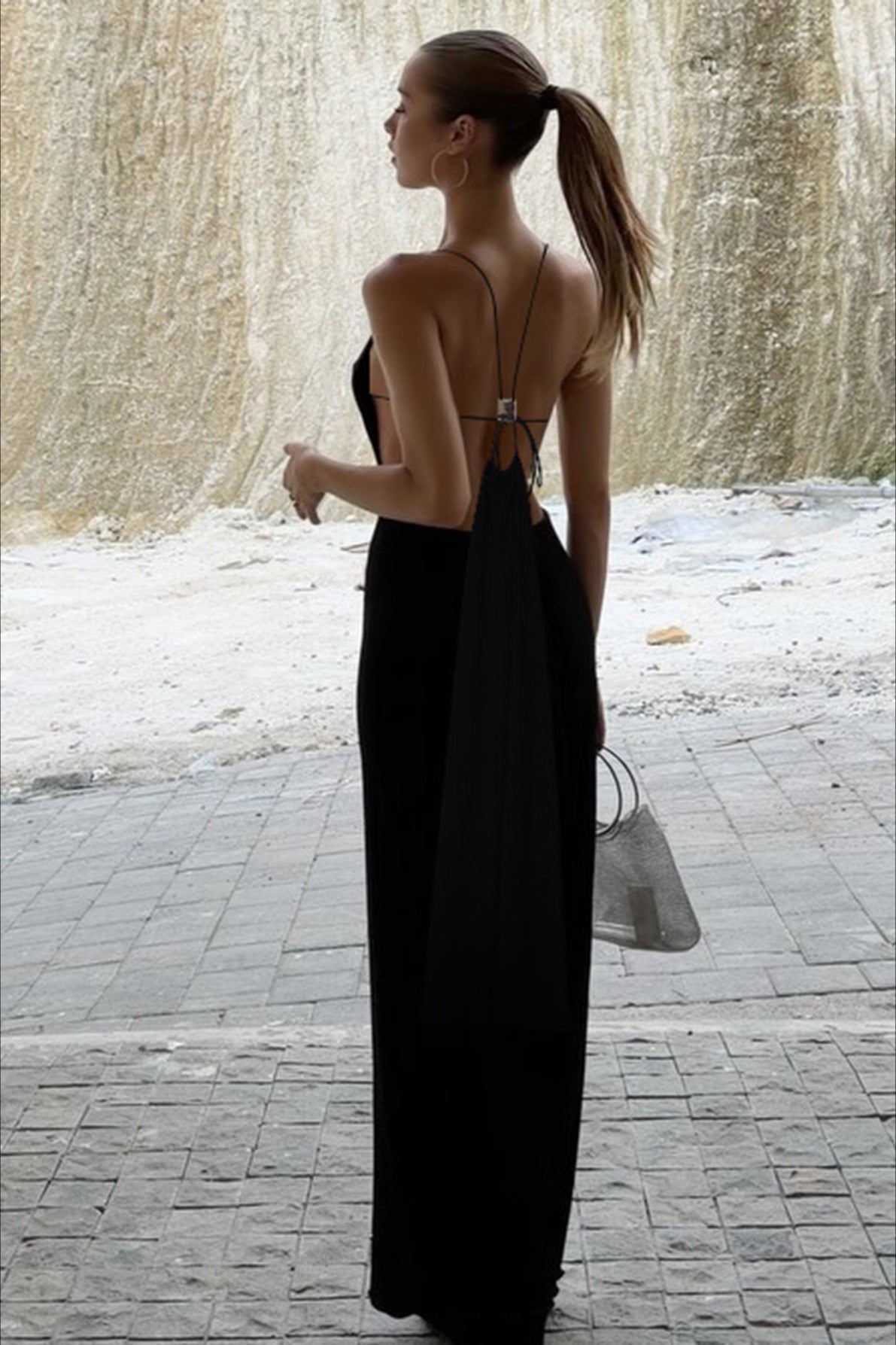 Sexy Backless Curve Fit Slip Dress